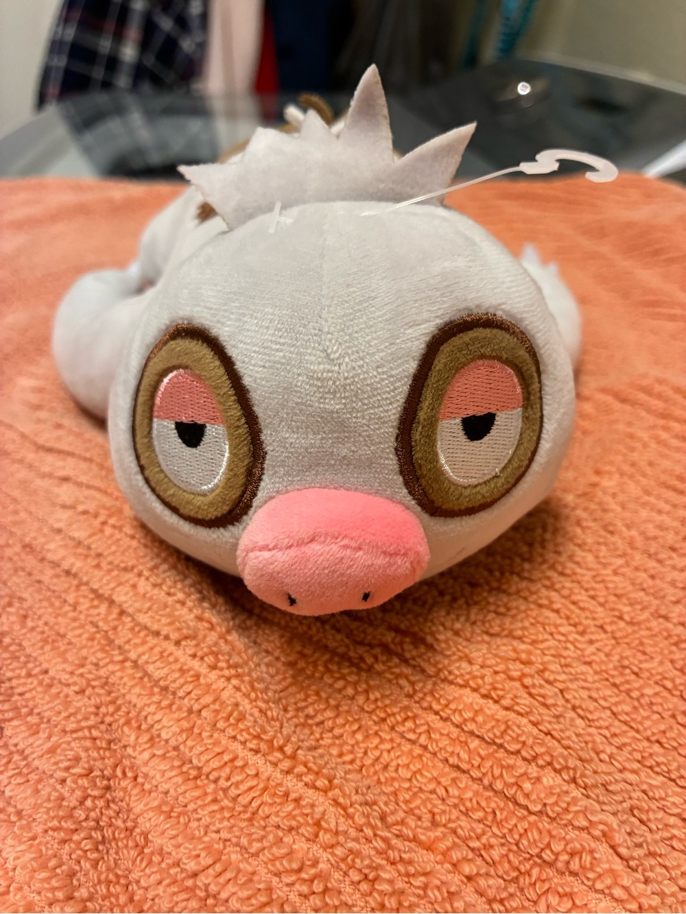 Pokemon Gray Plush Small Pet Toy with Pink Nose